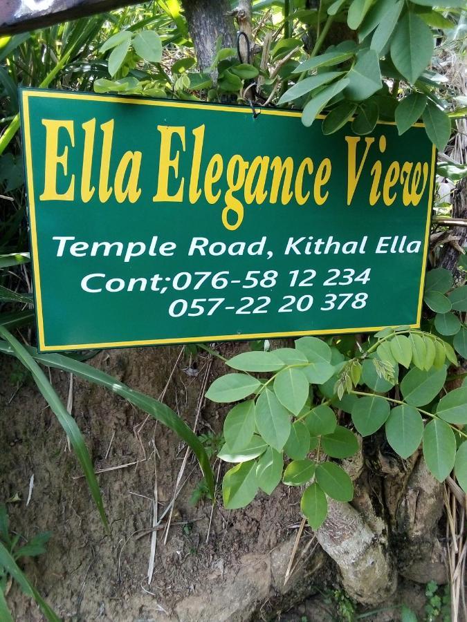 Ella Elegance View Bed & Breakfast Exterior foto